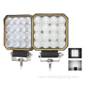 one pair 25W 2300Lm Off Road Led Driving Light 4 Inch Square Offroad Led Lights For Truck